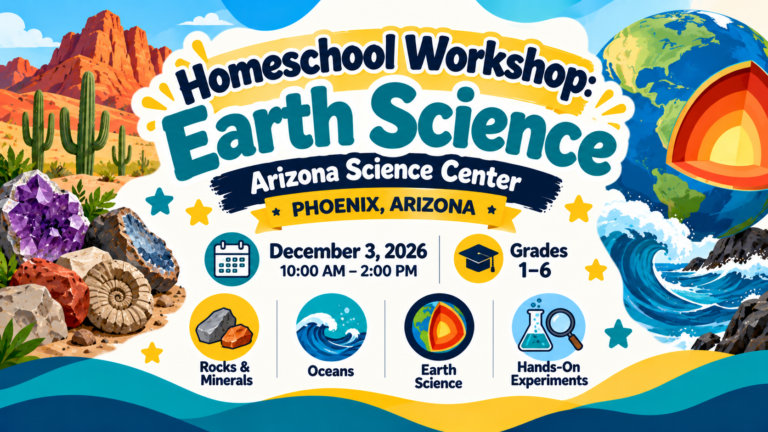 Homeschool Earth Science Workshop Poster 768x432